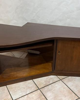 Mobile tv basso legno scuro