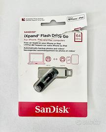 Chiavetta USB ,pendrive mai usato SanDisk 64GB