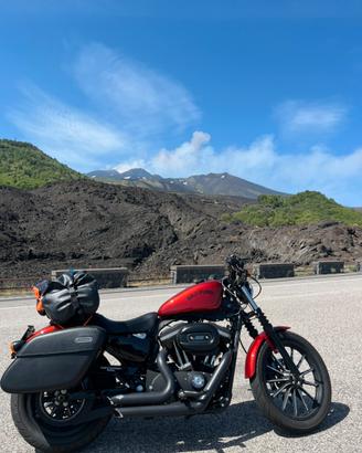 Harley Sportster Iron 883 2013 rossa colore raro
