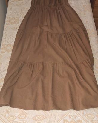 Vestito lungo smanicato Donna..