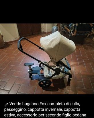Passeggino  bugaboo fox completo
