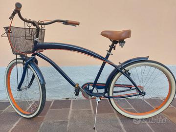 Bicicletta Cruiser Be Bikes originale. Blu/Arancio
