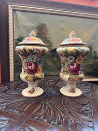 Coppia vasi  ceramica Castelli