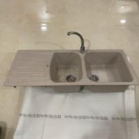 Lavello da cucina doppia vasca con gocciolatoio