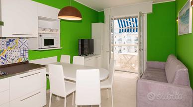 Frontemare/2 camere/2 bagni/piscina/nuovo/6 posti