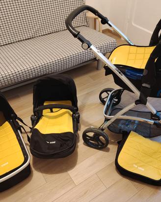 Be Cool Trio Slide 3 Cocoon giallo/grigio