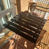 Tavolo Ikea da giardino con 2 sedie