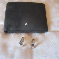 PORTAFOGLIO MONTBLANC-PELLE+GEMELLI SALVINI ORIGIN