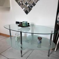Tavolino soggiorno in vetro