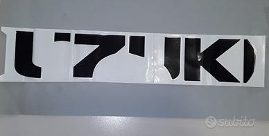 Adesivo emblema sx inf suzuki gsx600r 97-00