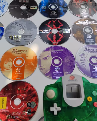 Lotto SEGA DREAMCAST:  Light Gun Gamepad Giochi 