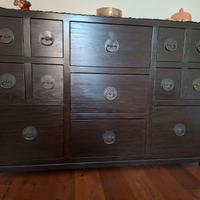 Arredo camera in artigianato asiatico