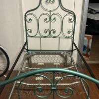 Letto  in ferro battuto stile liberty
