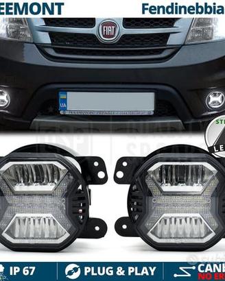 FARI Fendinebbia LED DRL Fiat FREEMONT OMOLOGATI