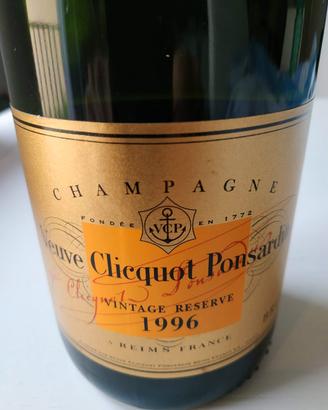 Champagne Veuve Cliquot Ponsardin 1996