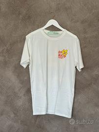 T-shirt Off White vestibilità L AQ4