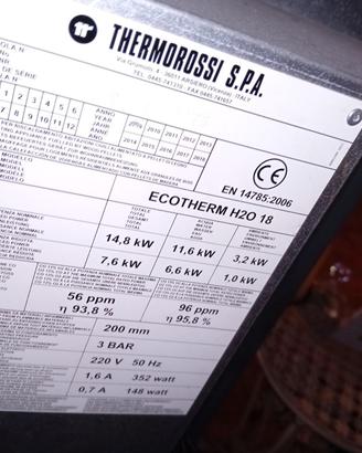 THERMOROSSI ECOTHERM H20 18 RETTANGOLI 18,8KW
