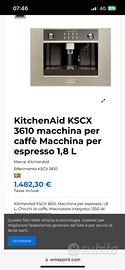 Macchina caffe nuova 1450€ come foto mai installa