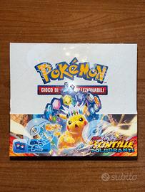 Box 36 bustine pokemon Scintille Folgoranti