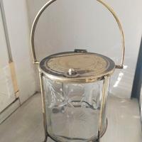 Biscottiera in vetro epoca