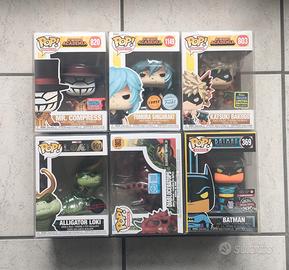 Lotto Funko Pop Anime/Marvel Limited Edition.