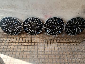 4coppe bicolore nere e diamantate originali