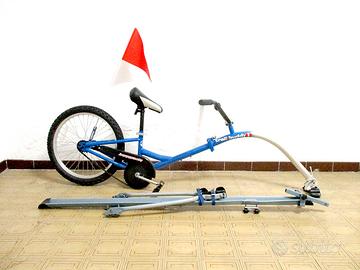 CAMMELLINO RIMORCHIO PER BICICLETTA TANDEM BAMBINI
