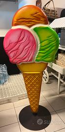 Cono gelato decorativo