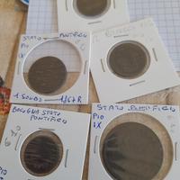 lotto 5 monete Stato Pontificio vedi descrizione 