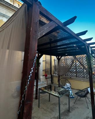 Gazebo in legno da esterni 5* 3 circa