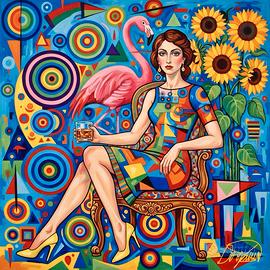 Quadro Moderno Astratto - 40x40