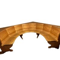 Panca in legno produzione artigianale Lacedelli