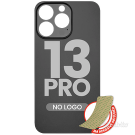 back glass/vetro posteriore IPhone 13 pro nero