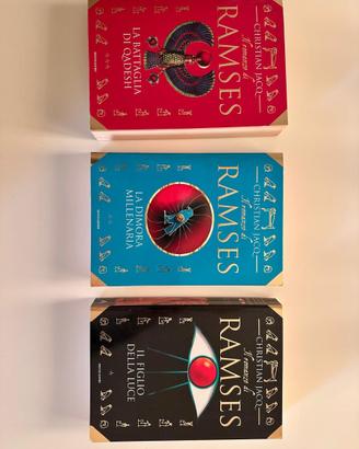 Lotto 3 libri Christian Jacq serie Ramses