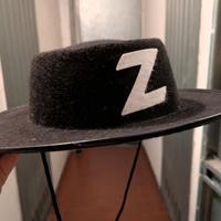cappello Zorro carnevale 