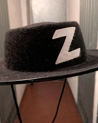 cappello Zorro carnevale 