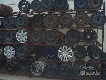 Cerchi ruote in ferro acciaio varie misure