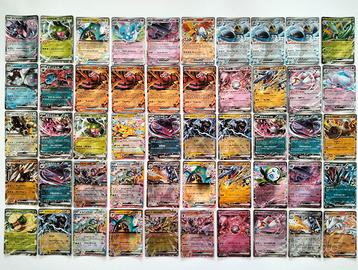 Lotto 50 carte Pokémon - ita/cin/jap 
