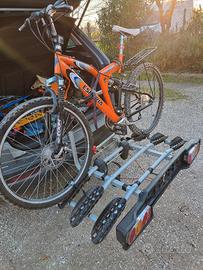 Portabici per gancio traino 