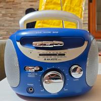 Radio cassette batteria e corrente