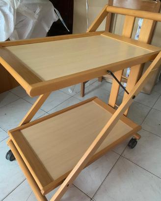 Carrello in legno Foppapedretti