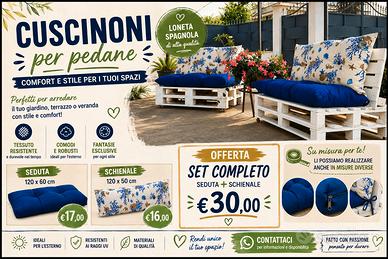 CUSCINONI PER PEDANA 