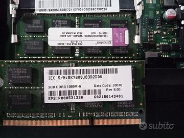 kit memorie RAM 4GB DDR3 notebook portatile