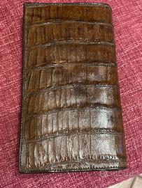 Pochette pelle di coccodrillo vintage
