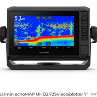 Garmin UHD2 72 sv gps echomap trasduttore