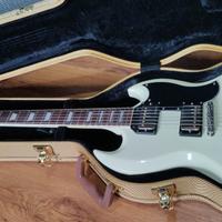 chitarra elettrica vintage sg white