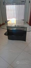 Tavolino in vetro