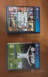 due giochi:fifa 25 e  gta 5