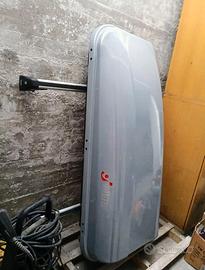 baule box tetto auto con barre BMW x3