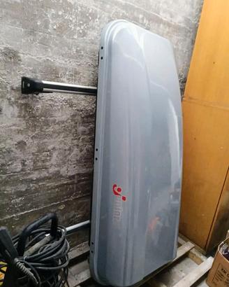 baule box tetto auto con barre BMW x3